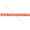 Various Colors Coral 8 Beads Strands  Dyed  Size 3x6mm  Hole: 0.6mm  about 186 pcs/strand 15~16"