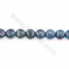 染められたアパタイトのビードの鎖、平らな円形、直径10mm、穴1mm、15~16 "/strand