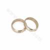 Brass Circle Charms Linking Ring Champagne Gold Plated Size 11x3mm Hole 0.8mm 50pcs/Pack