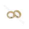 Brass Circle Connector Charms Linking Ring Gold Plated Size 8x2.5mm Hole 0.6mm 50pcs/Pack