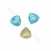 K9 Glass Pointed Back Rhinestone Cabochons, Faceted Triangle, Size 17x17mm, 30pcs/pack, a wide of color available