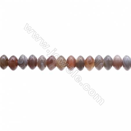Natural Botswana Agate Beads Strand  Abacus  Size 5x8mm   hole 1mm   about 79 beads/strand 15~16‘’