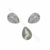 K9 Glass Pointed Back Rhinestone Cabochons, Faceted Teardrop, Size 13x18mm, 50pcs/pack, a wide of color available