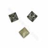 K9 Glass Pointed Back Glass Rhinestone Cabochons, Faceted Square, Size 10x10mm, 70pcs/pack, a wide of color available