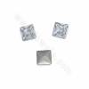 Cabochão Da Imitação de diamante K9, Quadrado Facetado, Tamanho 10x10mm, 70pçs/pacote uma ampla de cores disponíveis