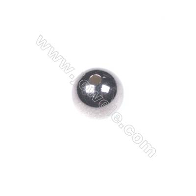 925 Sterling Silver Beads, 8mm, x 20pcs, hole 1.5mm