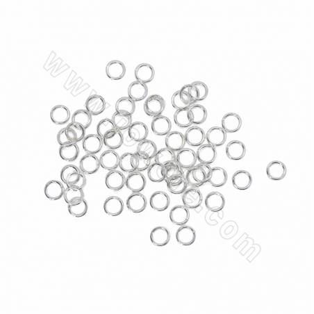 925 Sterling Silber offener Bindering 0.8x5mm x 100 Stck / Packung