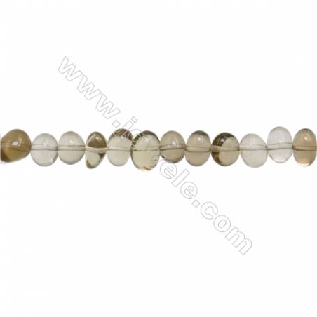 Natural Lemon Quartz Beads Strand  Irregular  About 6~8 x 8~10mm  Hole 1mm  15~16" x 1strand