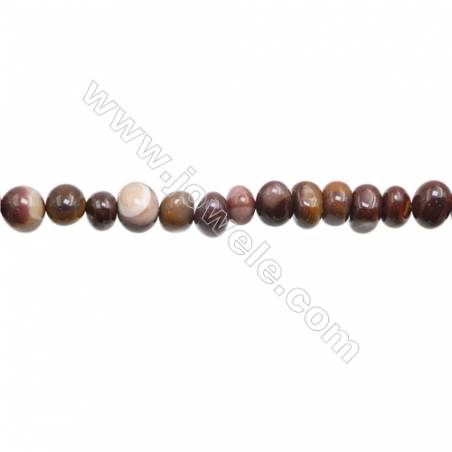 Natural Mookaite Beads Strand  Irregular  Size 6~9 x 9~10mm  hole 1mm 15~16" x 1strand