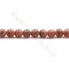 Fili di perline di rodocrosite naturale argentina, rotonde, diametro 5 mm, foro 1mm, 15~16"/filo