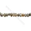 Natural Labradorite Beads Strand  Irregular  Size 6~9 x 8~10mm  hole 1mm  15~16" x 1strand