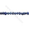 Perles Lapis-lazuli en forme irrégulière sur fil Taille 7~9mm x10~11mm trou 1mm x1fil 15~16"