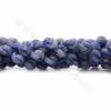 天然藍東陵串珠 食鬼形 尺寸9x10--19x20毫米 厚4-5毫米 孔徑1-1.2毫米 32-68顆/條