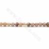 Cordons de perles d'opale blanche naturelle, rondes, diamètre 3mm, trou 0.7mm, 15~16"/cordeau