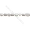 Natural White Agate Beads Strand  Irregular  Size 7~8x8~10mm   hole 1mm  15~16" x 1strand