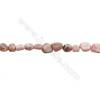 Natural Rhodochrosite Beads Strand  Irregular  About 7~10x8~11mm  hole 1mm  15~16" x 1strand