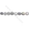 Perles Tanzanite en forme irrégulière sur fil Taille 5~6mm x9~11mm trou 1mm x1fil 15~16"