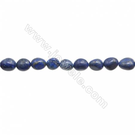 Natural Lapis Lazuli Beads Strand  Irregular  Size 5~6x9~10mm  hole 1mm  15~16" x 1strand