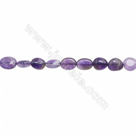 Natural Amethyst Beads Strand  About 4~5mm x10~12mm  hole 1mm  15~16" x 1strand