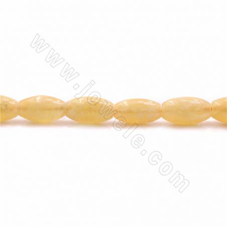 Natural Orange Calcite Barrel Beads Strand Size 18x10~20x11mm  Hole 1.2~2mm 15~16"/Strand