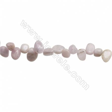 Natural Kunzite Beads Strand  Irregular  About 4~5x8~12mm  hole 1mm 15~16" x 1strand