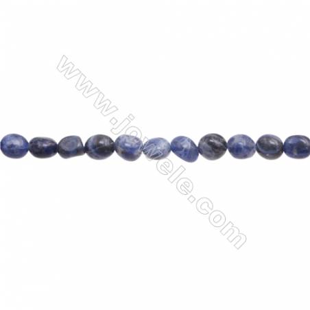 Natural Gemstone Sodalite Beads Strand  Size 6~7x7~8mm   hole 1mm  15~16" x 1strand