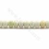 Perles Jade de lemon rondelle facette sur fil   Taille 5x8mm trou 0.9mm 15~16"/fil