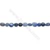 Natural Blue Aventurine Beads Strand  Irregular  Size 7~8x8~9mm  hole 1mm  15~16" x 1strand