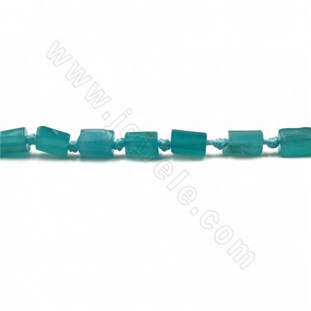 Natural Amazonite Beads Strands Irregular Cylinder Size 5x7mm Hole 1mm 40 Beads/Strand