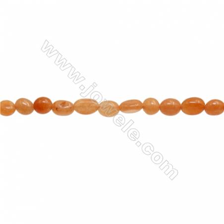Natural Red Aventurine Beads Strands   Size 5~6x6~8mm  Hole: 1mm  15~16" x 1strand