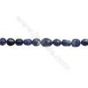 Natural Gemstone Sodalite Beads Strand  Irregular  Size 7~9x8~9mm   hole 1mm  15~16" x 1strand