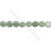Natural Green Aventurine Beads Strand  Irregular  Size: 10~11mm  hole 1mm   15~16" x 1piece