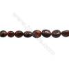 Red Tiger Eye Beads Strands  Irregular  Size 8~10x9~12mm  Hole: 1mm  15~16" x 1Strand