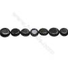 Natural Black Agate Beads Strand  Irregular  About 10~13 x11~14mm  hole 1mm 15~16" x 1strand