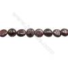Natural Garnet Beads Strand  Irregular  Size 9~10x10~11mm  Hole: 1mm  15~16" x 1strand