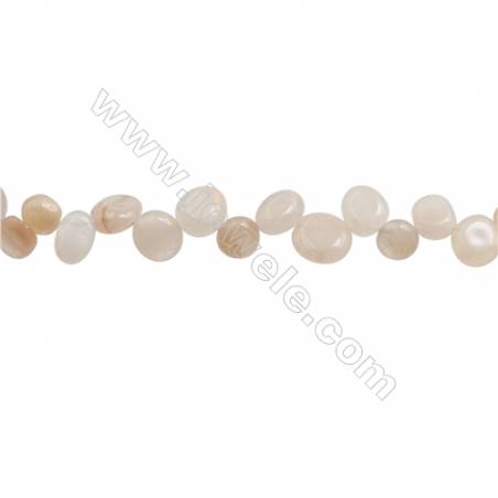 Natural Pink Aventurine Beads Strand  Irregular  Size 7~11x9~13mm  hole 1mm  15~16" x 1strand