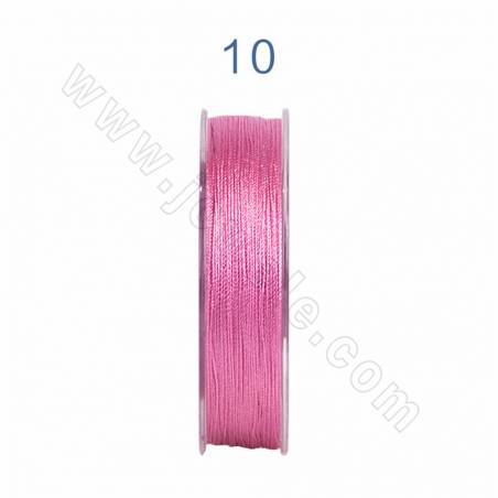 Fil de nylon coloré, épaisseur 0.4mm, nombre de 80 couleurs, 120 Mètres/ Rouleau