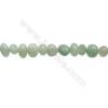 Natural Green Aventurine Chips Strand  Size 6~9x8~10mm  hole 1mm  15~16" x 1 Strand