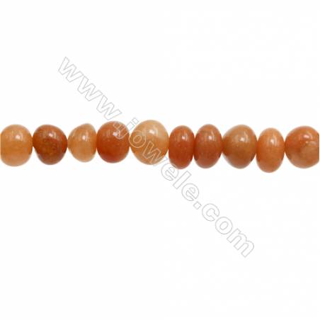 Natural Red Aventurine Beads Strands   Size 8~9x10~11mm  Hole: 1mm  15~16" x 1strand