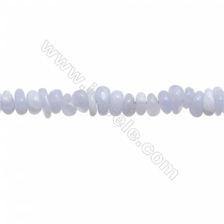 Natural Gemstone Chalcedony Chips Strand  Size 2~4x9~14mm   hole 1mm  15~16" x 1strand