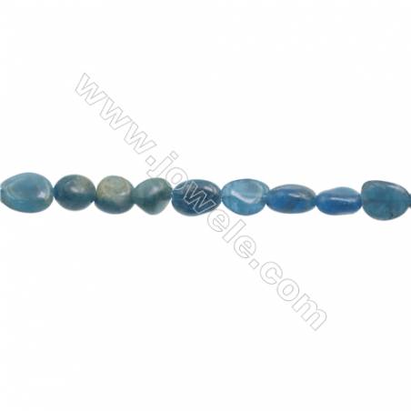 Natural Apatite Beads Strand  Irregular  About 5-6 x8-9mm  hole 1mm 15~16" x 1strand