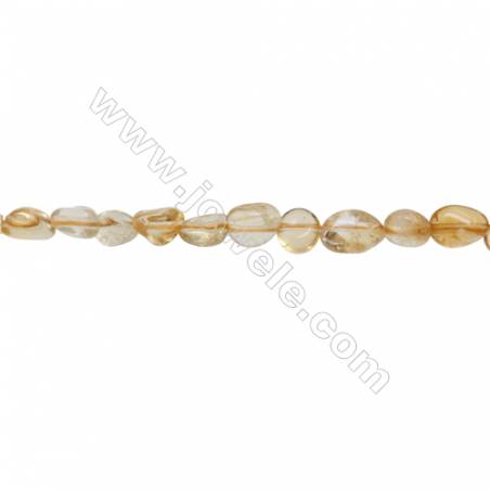 Natural Citrine Beads Strand  Size 4~5x4~6mm  hole 1mm  15~16" x 1 Strand