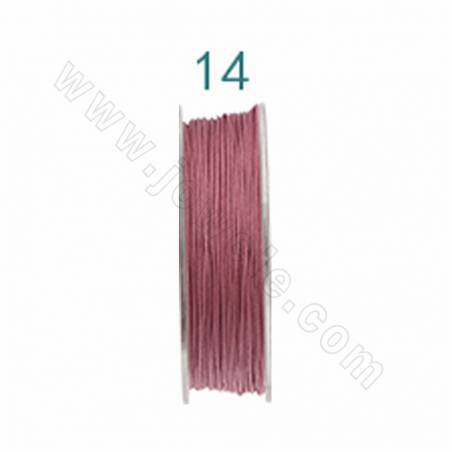 Filo di nylon colorato per perline, un numero di 120 colori, 0,9 mm, 20 metri/rotolo
