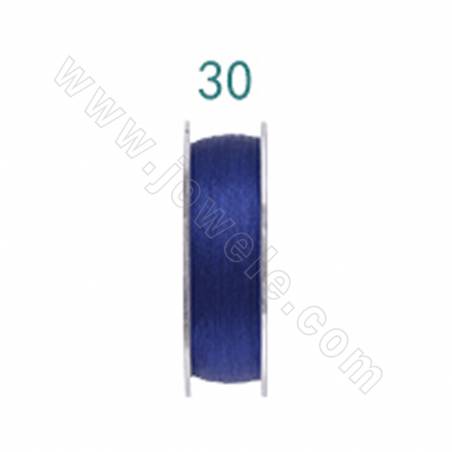 Bunter Nylon Perlenfaden, Dicke 0,3 mm, Anzahl 120 Farben, 300 Meter / Rolle