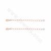 925 Sterling Silver End Extender Chains With Drop Tips Length 30~60mm Width 2~3mm Hole 1.5~1.8mm 10pcs/Pack