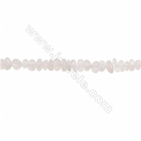 Natural Rose Quartz Beads Strand  Chips  Size 5~8x5~11mm  hole 0.8mm  15~16" x 1strand