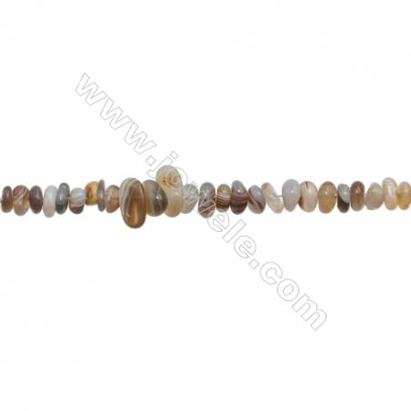 Natural Botswana Agate Beads Strand  Chips  Size 4~8x5~13mm  hole 0.8mm  15~16" x 1strand