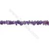 Natural Amethyst Beads Strand  Chips  Size 6~8x7~13mm  hole 0.8mm  15~16" x 1strand