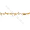Natural Citrine Beads Strand  Chips  Size 5~7x5~11mm  hole 0.8mm  15~16" x 1strand