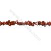 Natural Red Jasper Beads Strand  Chips  Size 4~7x5~14mm  hole 0.8mm  31~32" x 1strand